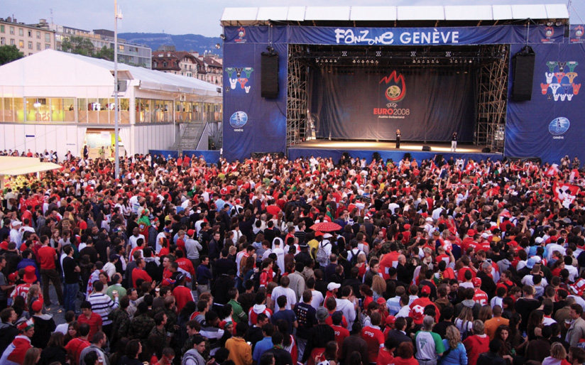 Euro 2016 Fanzone Plainpalais Sixtysix Communication Design SA